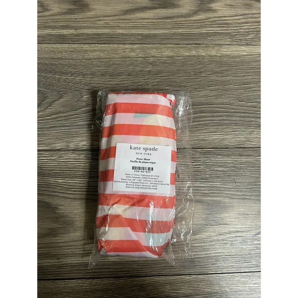NEW Kate Spade Floral Lemons Picnic Blanket 54